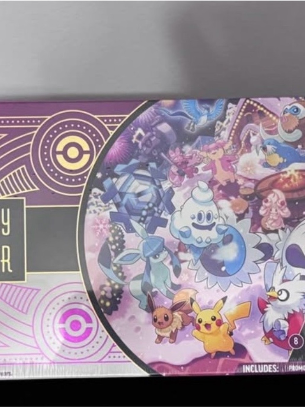 Pokemon Purple Holiday Decorative Box 2025 unopened box